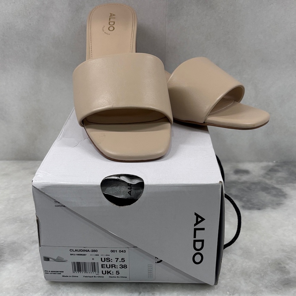 ALDO Women's Claudina Cream Mules